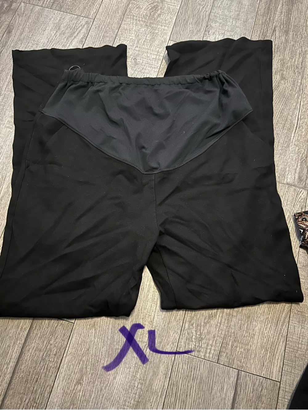 Motherhood Maternity Black Straight Leg Maternity Pants